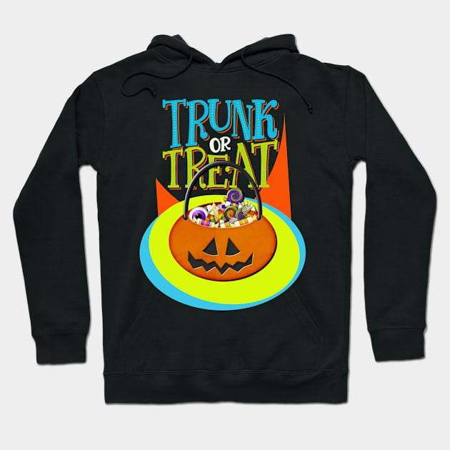 Trunk or Treat Hoodie by Pieartscreation